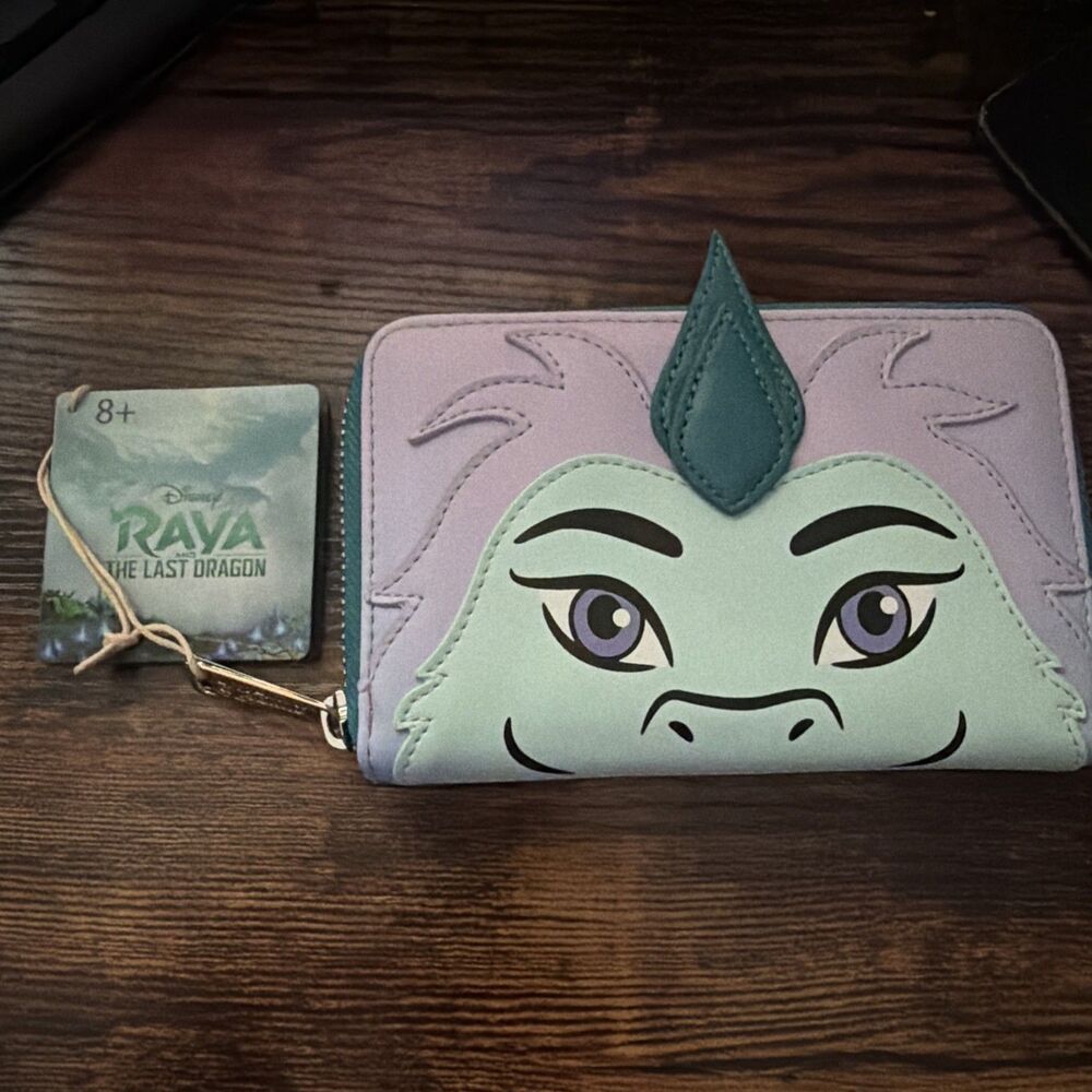 Disney Raya and The Last Dragon Sisu Zip Around Wallet